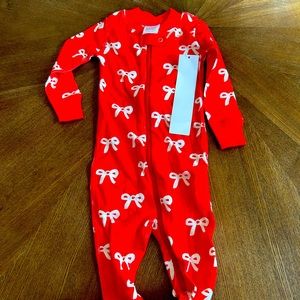 Brand new tags on Hanna Andersson footed onesie